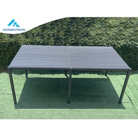 Composite Clôture Véritable Gril D'extérieur Gazebo Pingouin Piscine Pergola Led De Aluminio Gazibo Événement Aluminium Étanche