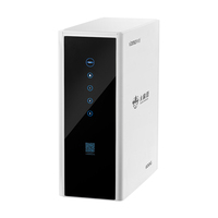 Purificateur d'eau sans réservoir à osmose inverse électrique sous évier, robinet à double sortie, débit de 600 GPD, auto-nettoyant, pour usage domestique et en camping-car