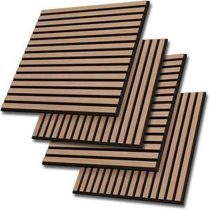 Panneau acoustique insonorisant minimaliste moderne pour chambre à coucher, vente en gros, panneau acoustique en bois Akupanel pour décoration intérieure - Product Image 1