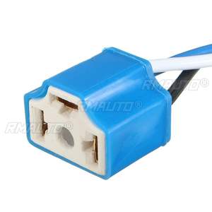 1/2pcs 7'' H4 Headlight 2 Headlamp Relay Wiring Harness Car <b>Light</b> <b>Bulb</b> <b>Socket</b> Plug for Car Auto Headlight - Product Image 6