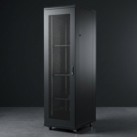 Gabinete de Servidor de Alta Resistencia de 42U con Puerta Ventilada, Capacidad de Carga de 1000 kg, Rack de Red de 19 Pulgadas para Centro de Datos
