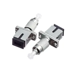 FC/UPC male-to-SC/UPC coupler adaptor serat wanita digunakan untuk koneksi dan inspeksi peralatan serat optik