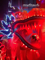 Costume de danse du Dragon à lumière LED, 2 pièces, équipement traditionnel chinois, pour Performance de soirée