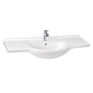 Est-lavabo de cerámica de lujo para baño, mueble de lavabo individual, diseño de buque de lavandería - Product Image 6