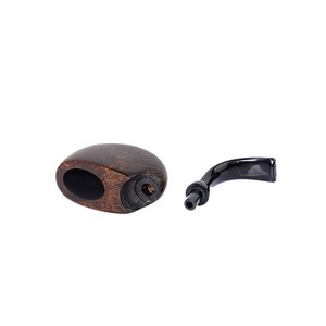 MUXIANG Briar Wood Tobacco Pipe Bent Shape Handmade Smoking Pipe For Men Gift - Product Image 5