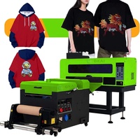 Printer Okai A3 Dtf Cmyk Ink Direct to Film dengan Printer Inkjet XP600 I3200 Mesin Cetak Printer Dtf