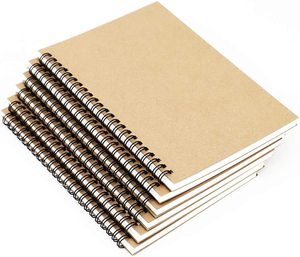 Bán Buôn Cá Nhân Tự Làm Đơn Giản Nghiên Cứu Du Lịch Lót Dày Giấy Nâu Đường Xoắn Ốc Máy Tính Xách Tay Tùy Chỉnh - Product Image 1