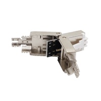 Connecteur de terminaison de champ Cat6a Cat7 blindé sans outil, prise modulaire, prise RJ45 Cat7 sans outil