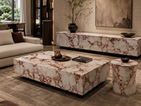 Dalles de marbre Calacatta Violaceo avec veines violettes pour îlots de cuisine, tables consoles, lavabos en pierre et panneaux muraux décoratifs