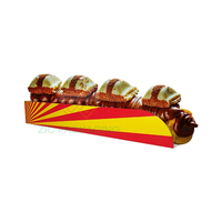 Boîtes à emporter pour frites, hamburgers et churros, emballage d'usine, boîte à churros avec fente