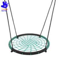Siège de balançoire en corde durable pour enfants, chaise ronde pour balançoire, idéale pour les jardins d'enfants, les jardins, les aires de jeux intérieures et extérieures