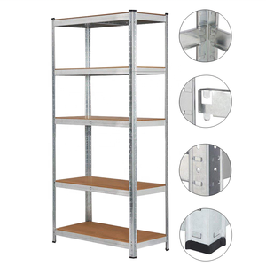 JDS-5 Layer Industrial Steel Boltless Corrosion 265 KGS Warehouse Rack Shelving Powder Coated Galvanized Home Tool Storage - Product Image 3
