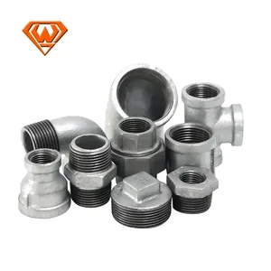ISO 9001 FM BSP ổ cắm mạ kẽm Đen Phụ kiện đường ống sắt - Product Image 6