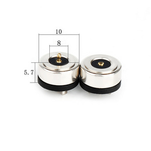 Connecteur magnétique direct à aspiration circulaire 2 broches, tête de charge magnétique CC haute intensité, prise de connecteur magnétique à aspiration - Product Image 5