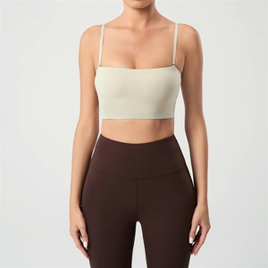 Sujetador Deportivo Personalizado de Moda, Sujetador Deportivo para Mujer, a Prueba de Impactos, con <span class=keywords><strong>Tirantes</strong></span> Ajustables para Yoga y Fitness - Product Image 4
