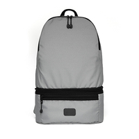 Mochila Convertible 2 en 1 Ecológica y Resistente al Agua BrandCharger Vstainable Unisex con Luz Nocturna, 20 Litros, MB-BC-50033, RPET