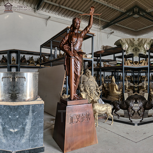 Esculturas de Metal de Tamaño Personalizado de Fábrica, Estatua de la Diosa de la <span class=keywords><strong>Justicia</strong></span> Ciega en Bronce Antiguo - Product Image 6