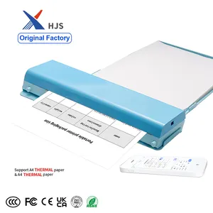 Portable Printer A4 Rechargeable Printer Bluetooth Wireless White Portable A4 Thermal Printer