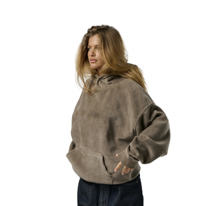 New Logo Brand Chenille Fleece <strong>Jumper</strong> Drop Shoulder Hoodies Unisex Loose Fit Oversize Pullover Hoody Women <strong>Boyfriend</strong> Hoodies - Product Image 2