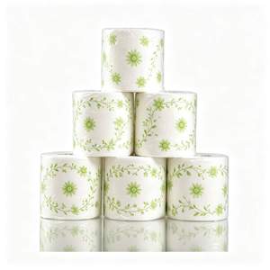 Papier toilette 3 plis ultra doux, très absorbant, 100% pâte de bois vierge, écologique, jetable - Product Image 1
