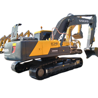 Excavator Volvo EC240 EC240D 24 Ton Bekas dengan Sistem Hidrolik Cerdas Mengurangi Konsumsi Energi untuk Konstruksi
