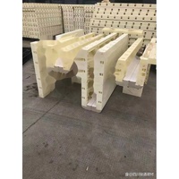 Panneau de coffrage réutilisable en plastique recyclé, haute résistance, taille réglable, pour coffrage de béton, caniveaux, murs, colonnes et piliers