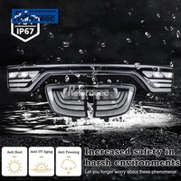 3 feux arrière centraux de hayon compatibles Dodge Durango 2014-2022, feux arrière centraux LED pour hayon + une paire de feux arrière extérieurs