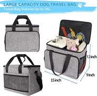 Sac de transport pour animaux de compagnie approuvé par les compagnies aériennes YOUK, sac à dos pour chien, accessoires pour animaux de compagnie, sac de voyage pliable portable, ensemble de sacs pour nourriture pour chiens et chats