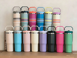 Tumbler 40oz 30oz 5D <span class=keywords><strong>Grinch</strong></span>, Borraccia Termica Moderna con Manico e Cannuccia, Regalo Perfetto per il Ritorno a Scuola - Product Image 2