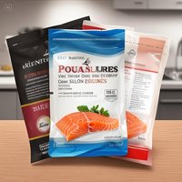 Sac de tortilla en plastique thermoscellé pour chapti pain pita farine burritos mexicains pochette d'emballage Bolsa De tortillas