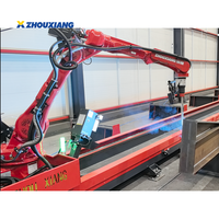 Nuevo Robot de Soldadura de Vigas Automático Inteligente sin Programación Zhouxiang para Fabricación de Estructuras Metálicas con Cámara