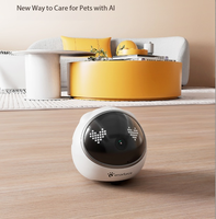 Robot compagnon intelligent pour animaux de compagnie Original Power Blanc