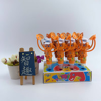Lot de 12 bonbons en forme de singe de dessin animé à taper sur la main, jouets fantaisie en plastique à remplir de sucre, cadeaux amusants pour enfants, vente en gros