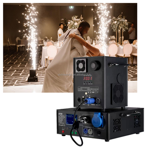 CE Meilleures Ventes Machine à Étincelles Froides Portable Rechargeable en Métal 1500W avec Base à Batterie, pour Éclairage de Scène LED pour Fêtes et Effets de Bar - Product Image 6