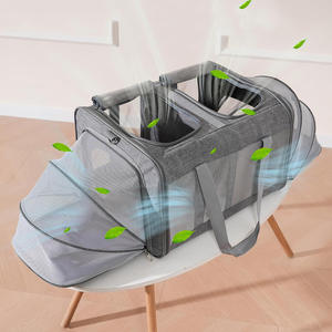 Transportín Portátil y Transpirable <span class=keywords><strong>para</strong></span> Mascotas, Gatos y <span class=keywords><strong>Perros</strong></span> Pequeños - Bolsa de Viaje <span class=keywords><strong>para</strong></span> <span class=keywords><strong>Coche</strong></span>, Bolsa de Transporte <span class=keywords><strong>para</strong></span> Exteriores <span class=keywords><strong>para</strong></span> Gatos/<span class=keywords><strong>Perros</strong></span> - Product Image 5