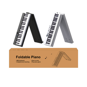 Nouveauté, best-seller, piano numérique pliable, clavier tactile, instrument de musique MIDI, clavier <span class=keywords><strong>Roland</strong></span>, usine, 88 touches - Product Image 2
