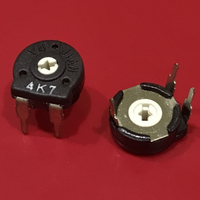 Potentiomètre rotatif Arrow Piher Pt10 10mm 6mm 15mm Film de carbone espagnol 100-470k Tolerance 10% 0.25W Sans contact PT06 PT6 PT15