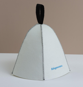 Gorro de Spa de empalme de color claro, ecológico, absorbente de agua y aislante del calor, gorro de ducha de Sauna suave y elegante - Product Image 3