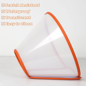 सर्जरी के बाद कुत्तों के लिए लचीला प्लास्टिक कुत्ता शंकु कॉलर नरम पालतू - Product Image 3