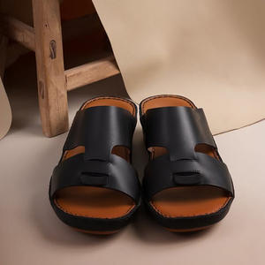 SHIKOL Sandales arabes personnalisées pour hommes Confortable Premier Italien <span class=keywords><strong>Cuir</strong></span> Élégance Léger Fabriqué À La Main Dubaï Chaussures De <span class=keywords><strong>Luxe</strong></span> - Product Image 6