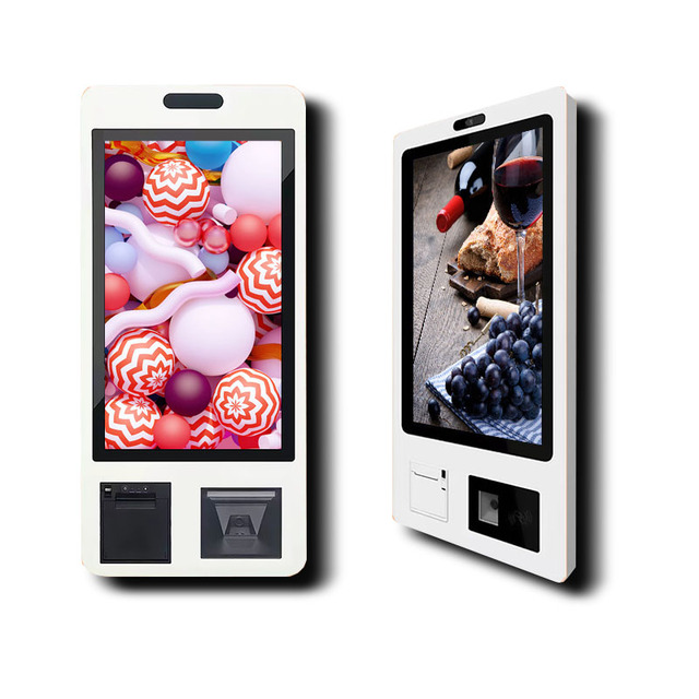 21.5\" 32\" Commercial LCD Display Kiosk Self-Service Ordering Touch Screen Terminal with SDK for Self-Payment QR Code Scanning