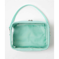 Pochette de maquillage transparente personnalisée avec logo, mini, avec sangle de poignet, portable, multi-usages, pour figurines de poupées