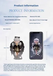 Auténticas Cajas Misteriosas de la <span class=keywords><strong>Serie</strong></span> Táctil Natural de Unicornio Molinta Popcorn Sister, Lindos Adornos de Fantasía Científica de Frozen, Plástico 1/12 - Product Image 6