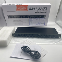 Crossover y Ecualizador Profesional Activo de 2/3/4 Vías 234XL con Construcción Metálica para Configuración de Sistemas de PA Estéreo y Sistemas de Sonido en Vivo