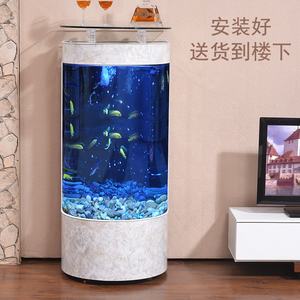 Hot Selling Classic Kleine Acryl Half Ronde <span class=keywords><strong>Aquarium</strong></span> Geplant <span class=keywords><strong>Aquarium</strong></span> Tank - Product Image 4