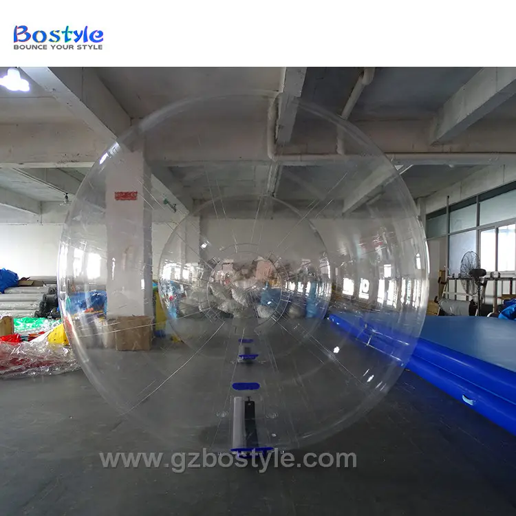 Jumbo polímero inflable caminar sobre el agua del globo bola