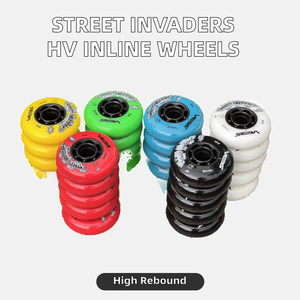 Ruedas Seba Street Invaders Originales para Patines en Línea de PU, Super Alta Resistencia, 72mm 76mm 80mm - Product Image 1