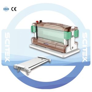 Tanque de electroforesis vertical SCITEK con capacidad de 800 ml para experimentos de electroforesis de tamaño pequeño a mediano. - Product Image 2
