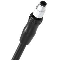Connecteur circulaire IEC M5 mâle/femelle 3/4/5 broches IP67