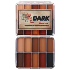 Skin Illustrator rượu kích hoạt bảng màu da tối cho tuổi già, Halloween, sân khấu, phim, cơ thể, khuôn mặt, trang điểm hiệu ứng đặc biệt - Product Image 1